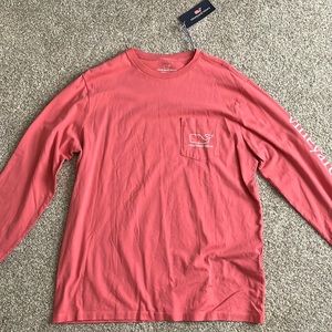 New Pink mens vineyard vines long sleeve
